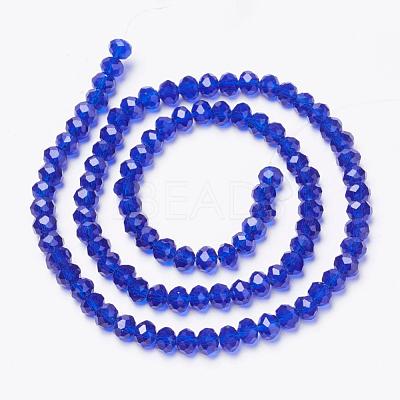 Glass Beads Strands EGLA-A034-T1mm-D06-1