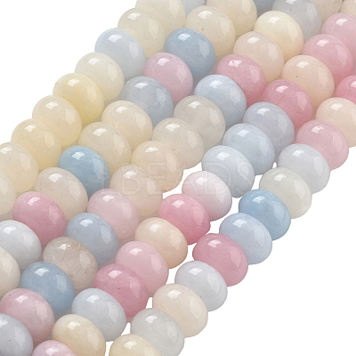 2 Strands Natural White Jade Beads Strands G-PA0001-23E-1