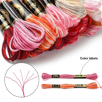 6-Ply Polyester Embroidery Floss OCOR-FZ0001-01G-1
