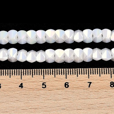 Electroplate Glass Beads Strands EGLA-B009-05A-12-1