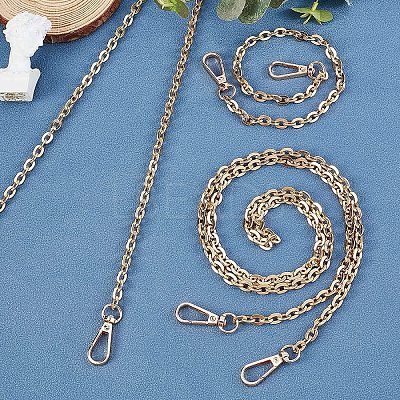 3 Strand 3 Style Iron Chain Bag Strap FIND-WR0002-63-1