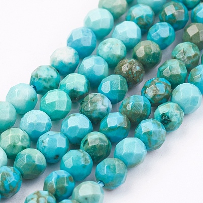 Natural Magnesite Beads Strands TURQ-P027-80-3mm-1