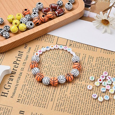 Acrylic Beads Set DIY-YW0003-46-1