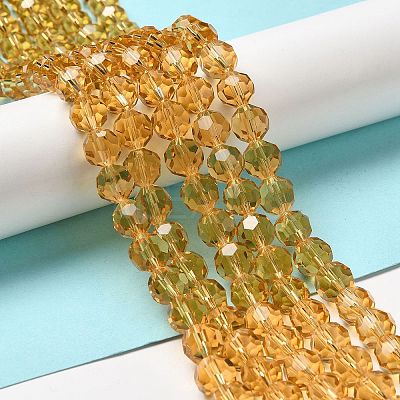 Transparent Glass Beads EGLA-A035-T10mm-D17-1