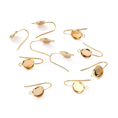304 Stainless Steel Earring Hooks STAS-F271-01A-G-1