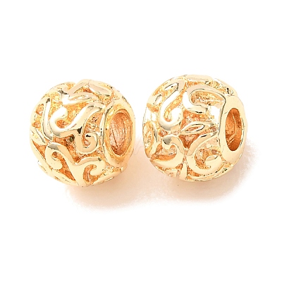 Brass Beads KK-CBADFF4-01G-1