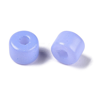 Opaque Baking Paint Glass Seed Beads SEED-T008-02R-1