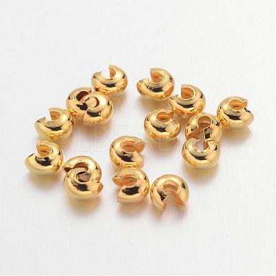Iron Crimp Beads Covers X-IFIN-H028-NFG-NF-1