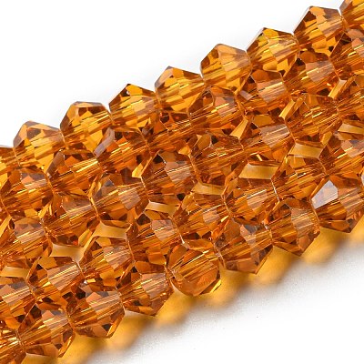 Transparent Glass Beads Strands GLAA-F029-4mm-28-1