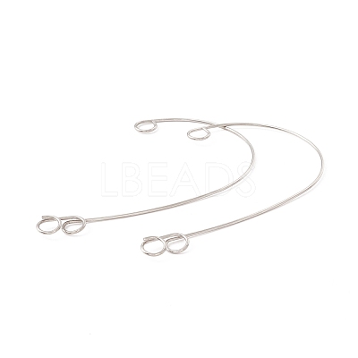 Tarnish Resistant 316 Stainless Steel Ear Cuff Findings STAS-H148-03P-1