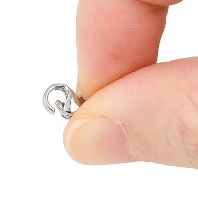 Tarnish Resistant 316 Surgical Stainless Steel Lobster Claw Clasps STAS-316-FL10A-1