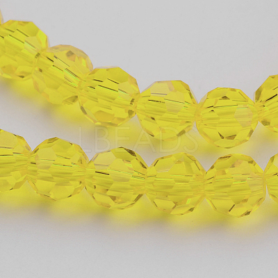 Transparent Glass Bead Strands GLAA-G013-10mm-68-1