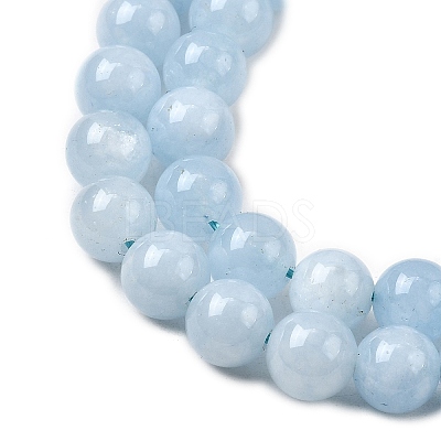 Natural Chalcedony Beads Strands G-S333-8mm-004-1-1