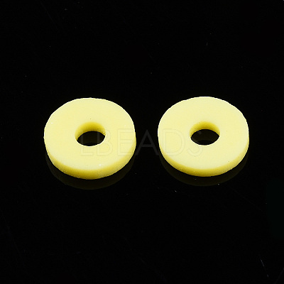 Handmade Polymer Clay Beads Strands CLAY-R089-6mm-T02B-12-1