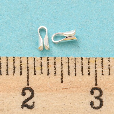 925 Sterling Silver Cord End STER-Q191-06A-S-1