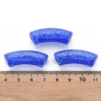 Transparent Crackle Acrylic Beads CACR-S009-001B-N86-1