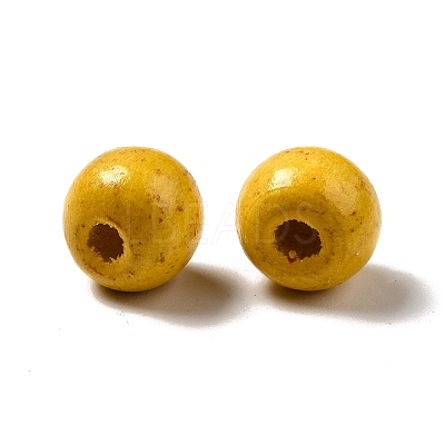 Natural Wood Beads X-YTB022-5-1