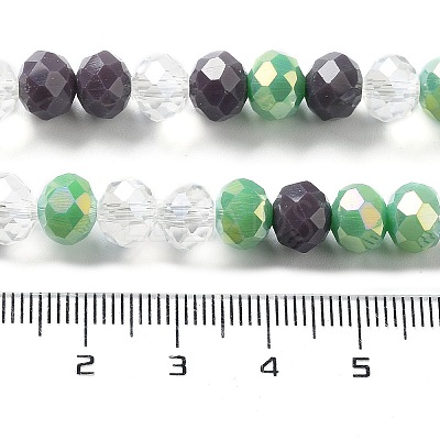 Glass Beads Strands EGLA-A034-M8mm-42-1