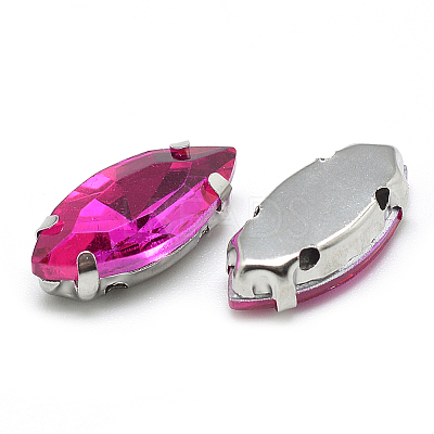 Sew on Rhinestone RGLA-T034-4x15mm-10-1