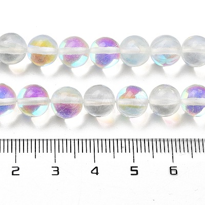 Transparent Glass Beads GLAA-B022-8mm-14-1