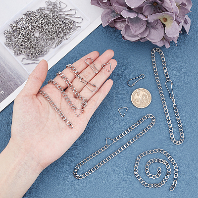 DIY 304 Stainless Steel Chain Garment Decoration Making Kits DIY-UN0002-39P-1