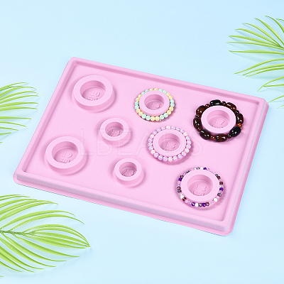 8 Sizes Plastic Rectangle Bracelet Design Board TOOL-D052-02-1
