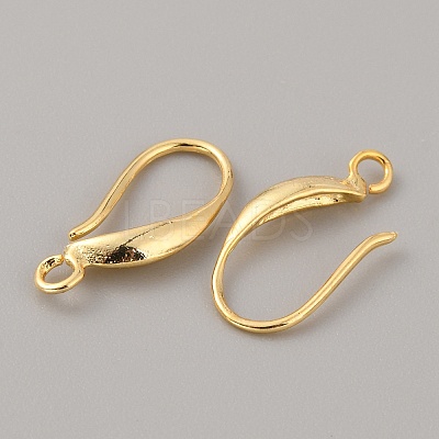 Brass Earring Hooks LS-KK-WH0031-44G-02-1
