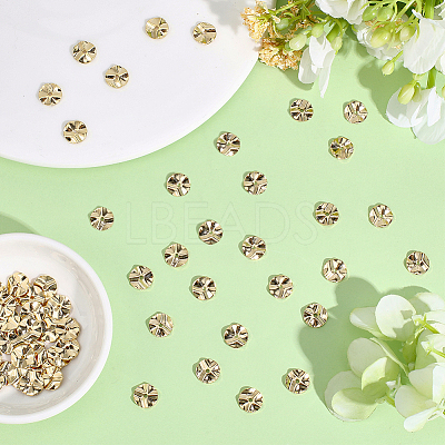 60Pcs Brass Spacer Beads KK-ME0004-05G-1