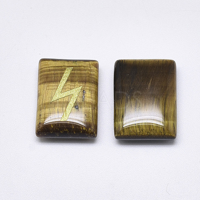 Natural Tiger Eye Cabochons G-T122-26B-1