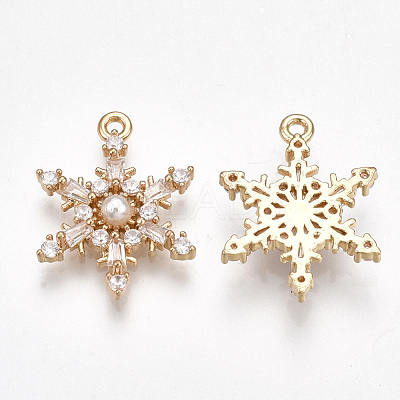 Brass Cubic Zirconia Pendants LS-KK-S348-306-1