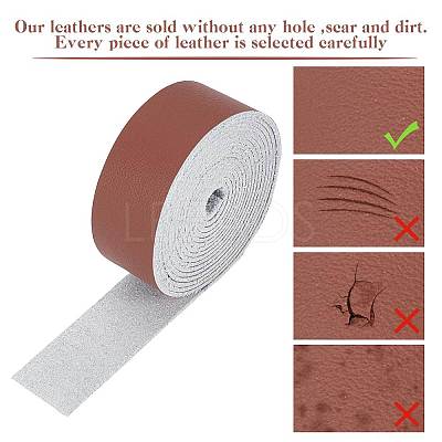 Flat Microfiber Imitation Leather Cord LC-WH0006-07B-04-1