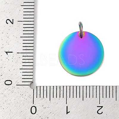 Ion Plating(IP) 304 Stainless Steel Pendants LS-STAS-I311-32E-RC-1