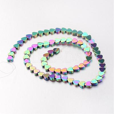 Electroplate Non-magnetic Synthetic Hematite Bead Strands G-F300-23C-02-1