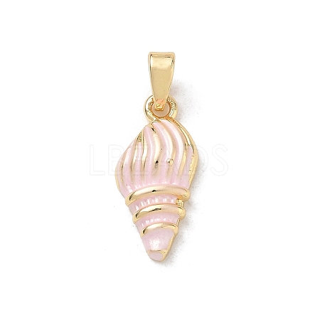 Brass Enamel Pendants KK-CBA2CEF-01G-01-1