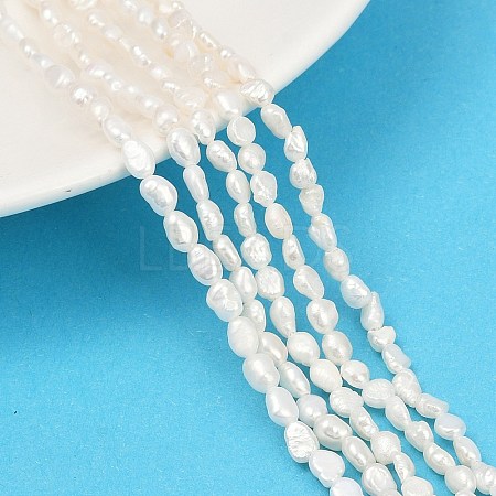 Natural Cultured Freshwater Pearl Beads Strands PEAR-P064-20E-02C-1