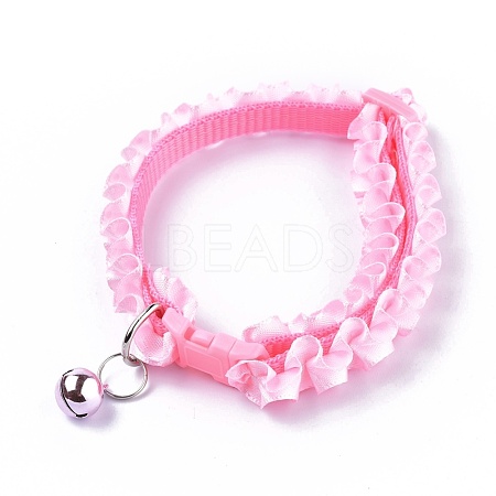 Adjustable Polyester Lace Dog/Cat Collar MP-K001-B01-1
