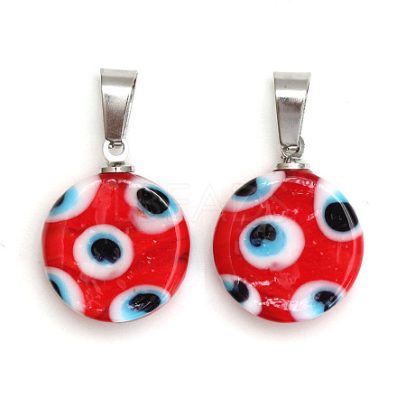 Handmade Lampwork Pendants PW-WG23609-10-1