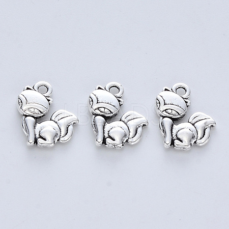 Tibetan Style Alloy Pendants TIBE-R316-063AS-RS-1
