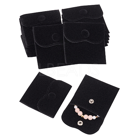 Velvet Jewelry Flap Pouches TP-WH0007-11B-1