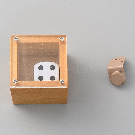 Wood Dice AJEW-WH0413-10-1