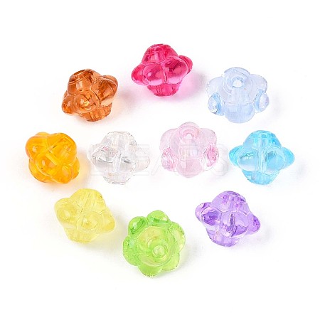 Transparent Acrylic Beads TACR-T030-08M-1