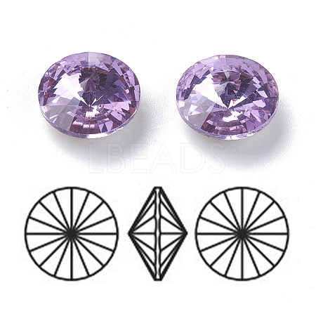K9 Glass Pointed Back Rhinestone RGLA-E012-6mm-371-1