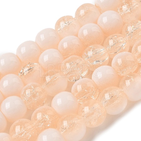 Crackle Glass Beads X1-GLAA-U001-8mm-05-1