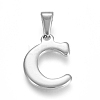 Non-Tarnish 304 Stainless Steel Pendants X-STAS-F106-95P-C-01-1