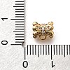 Brass Micro Pave Cubic Zirconia Tube Bails KK-M318-26G-3