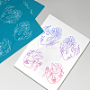 Silk Screen Printing Stencil DIY-WH0341-066-6