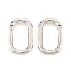 Zinc Alloy Spring Gate Rings PALLOY-L233-07C-P-2