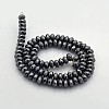 Electroplate Non-magnetic Synthetic Hematite Beads Strands G-J208F-01-2