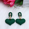 Heart Acrylic Dangle Stud Earrings FS-WG6C9EC-09-1