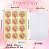 120Pcs Flat Translucent Glassine Waxed Paper Treat Bags Cookie Bags STIC-CP0001-11C-2